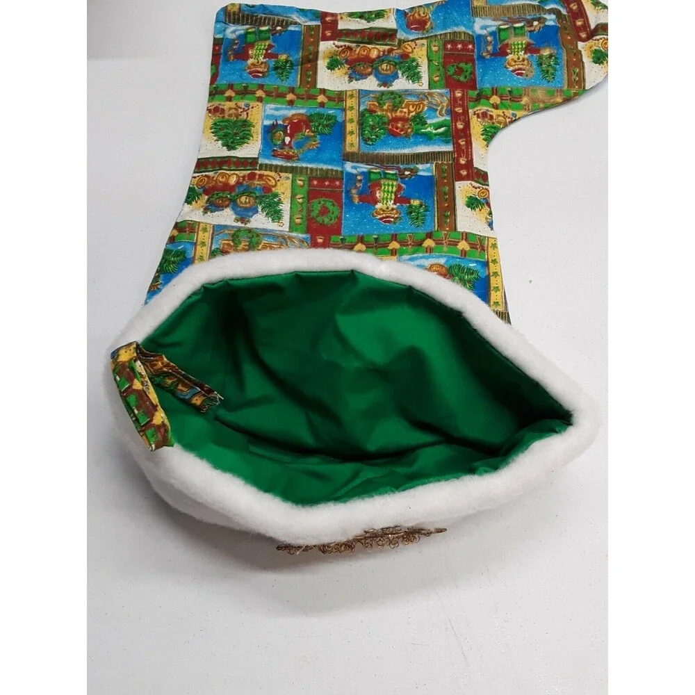 Handmade Christmas Stocking Teddy bear Reindeer Crhistmas Tree Sled 22